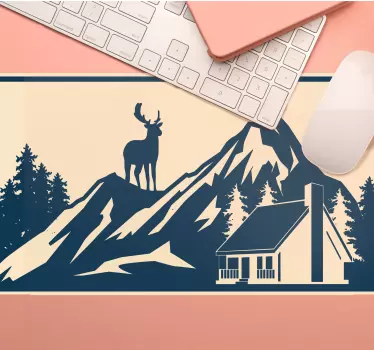 Fenséges hegyi táj egérpad eredeti - TenStickers