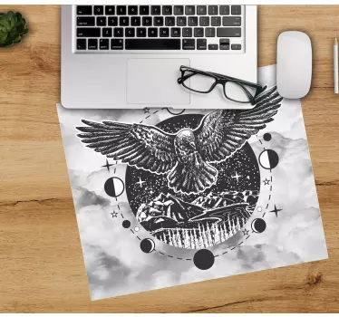 Fenséges madárrepülés mouse pad szerencsejáték - TenStickers