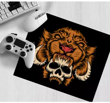Fierce animal skull egérpad szerencsejáték - TenStickers