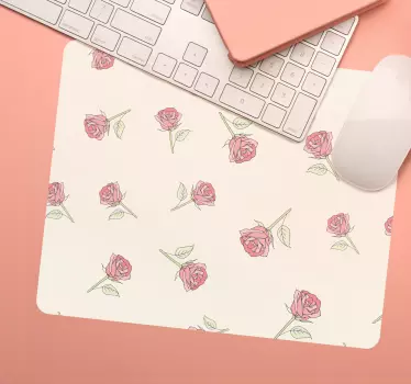 Finom rózsa kompozíció egérpad minták - TenStickers