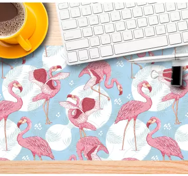 Flamingó trópusi jelenet egérpad minták - TenStickers