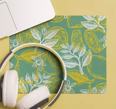 Frissítő citrus motívum mouse pad minták - TenStickers