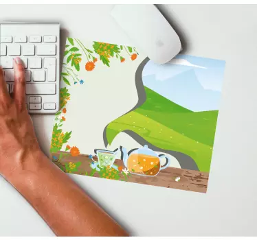 Frissítő gyógynövény tea mouse pad eredeti - TenStickers