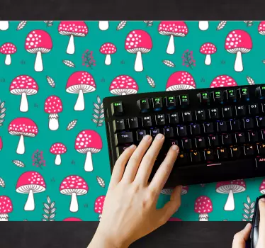 Funky gomba minta egérpad minták - TenStickers