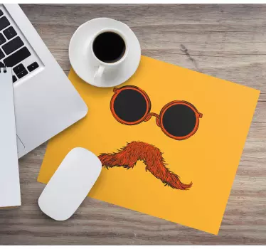 Funky napszemüveg bajusz egérpad eredeti - TenStickers