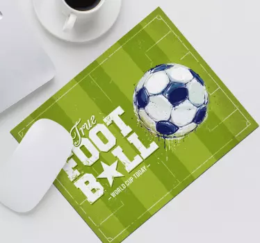 Futball eredeti vinil egérpad - TenStickers