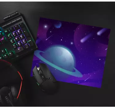 Galaxis bolygó felfedezés mouse pad szerencsejáték - TenStickers