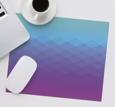 Geometriai gradiens hullámok mouse pad minták - TenStickers