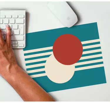 Geometriai kör alakú kompozíció mouse pad minták - TenStickers