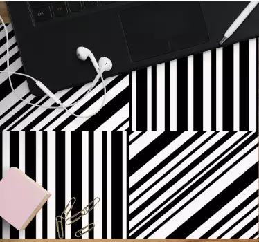 Geometrikus csíkozott minták mouse pad - TenStickers