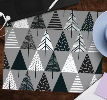 Geometrikus fa motívum egérpad minták - TenStickers