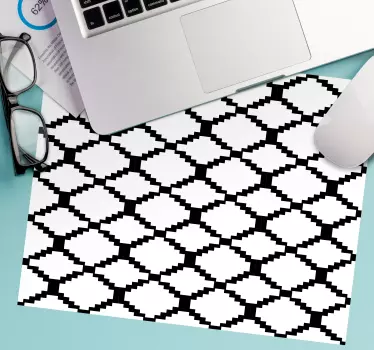 Geometrikus fekete minta mouse pad minták - TenStickers