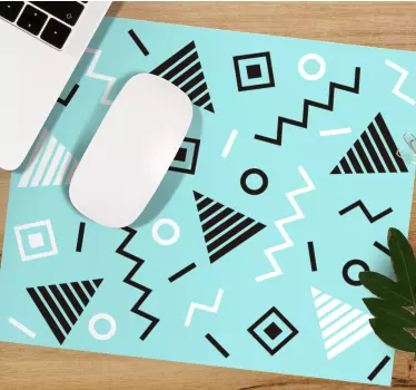 Geometrikus formák minták mouse pad - TenStickers