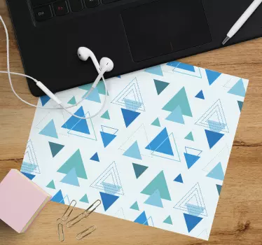 Geometrikus háromszög elrendezés egérpad minták - TenStickers