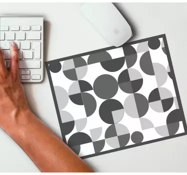 Geometrikus kör elrendezés - mouse pad minták - TenStickers