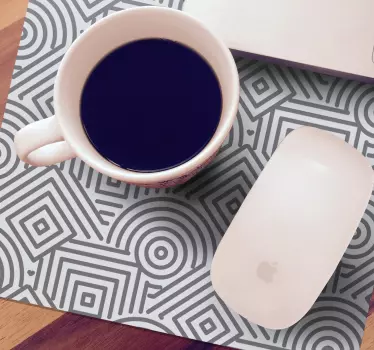 Geometrikus körminták mouse pad minták - TenStickers