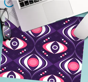 Geometrikus szem motívum mouse pad minták - TenStickers