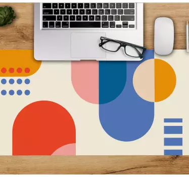 Geometrikus színkeverék egérpad minták - TenStickers