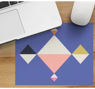 Geometrikus színkompozíció egérpad minták - TenStickers