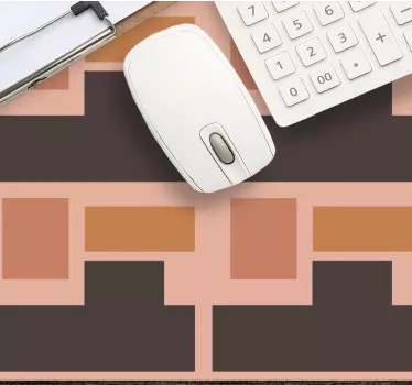 Geometrikus színnégyzetek egérpad minták - TenStickers