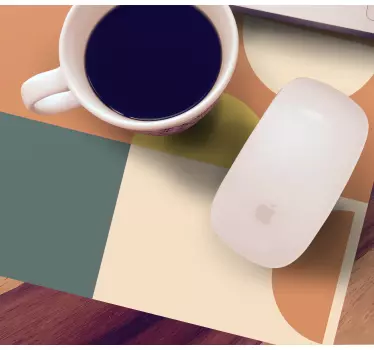 Geometrikus színszekciók egérpad minták - TenStickers