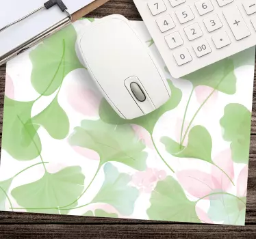 Gingko levél örvények egérpad minták - TenStickers