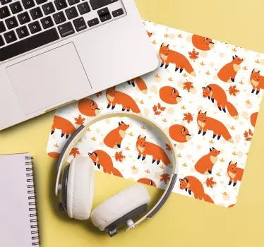 Gyönyörű rókák egérpad minták - TenStickers
