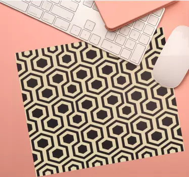 Hatszögletű mintatömb mouse pad minták - TenStickers