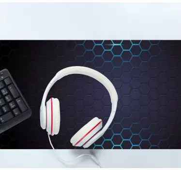 Hatszögletű textúrájú felület - mouse pad minták - TenStickers