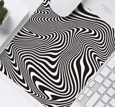 Hullámos csíkos textúra mouse pad minták - TenStickers