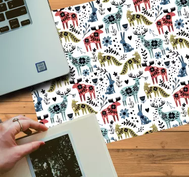 Játékos Állatos minták - egérpad minták - TenStickers