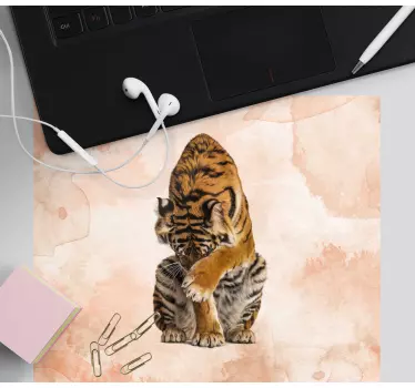 Játékos tigriskölyök egérpad eredeti - TenStickers