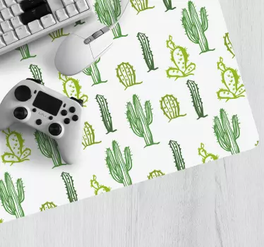Kaktusz minta design egérpad minták - TenStickers