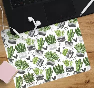 Kaktusz növény gyűjtemény egérpad minták - TenStickers