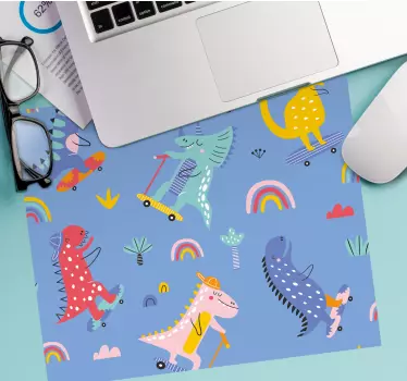 Kedves dinoszaurusz kalandok - anime egérpad - TenStickers