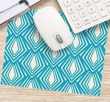 Kék absztrakt minimalista design eredeti egérpad - TenStickers
