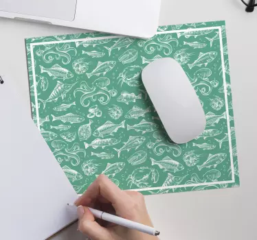 Kézi rajz egér szőnyeg - TenStickers