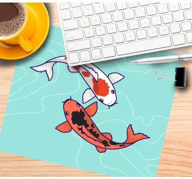 Koi hal Úszik eredeti egérpad - TenStickers
