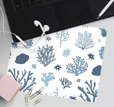 Korallzátony motívum mouse pad minták - TenStickers