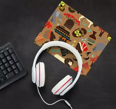 Kulturális szimbólumok mintázata - mouse pad minták - TenStickers