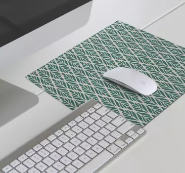 Levélmintás geometrikus egérpad minták - TenStickers