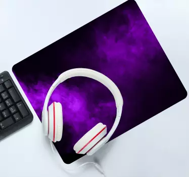 Lila füstös hatás egérpad minták - TenStickers