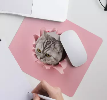 Macska Áttörés eredeti egérpad - TenStickers