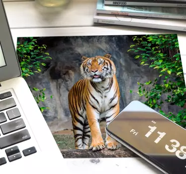 Majdani tigris tartás mouse pad eredeti - TenStickers