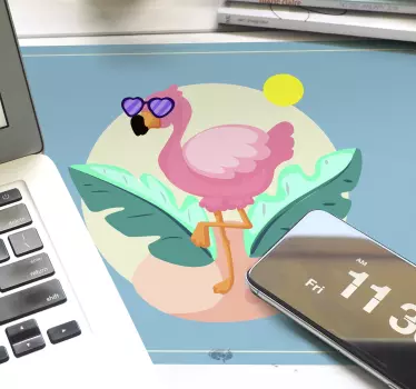 Menő flamingó napfény egérpad eredeti - TenStickers