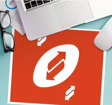 Merész köralakú szimbólum mouse pad eredeti - TenStickers
