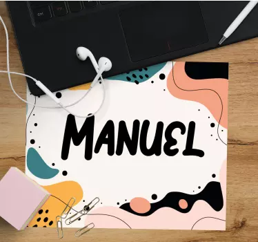 Merész név kiemelések egérpad névvel - TenStickers