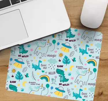 Mesés lények gyűjteménye - mouse pad eredeti - TenStickers