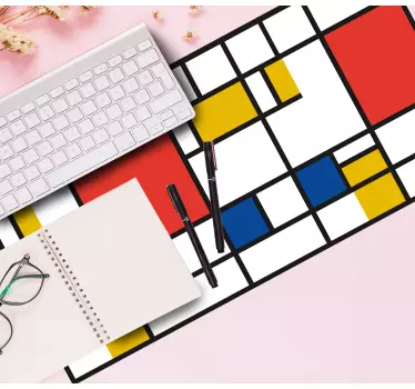 Mondrian geometric art eredeti egérpad - TenStickers