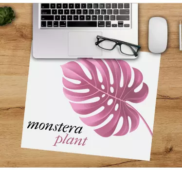 Monstera levél fókusz mouse pad eredeti - TenStickers